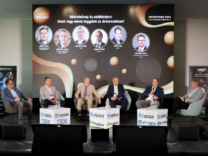 Vetési Iván vezérigazgató kerekasztal-beszélgetésben vett részt az ICT Global Enterprise 2025 konferencián